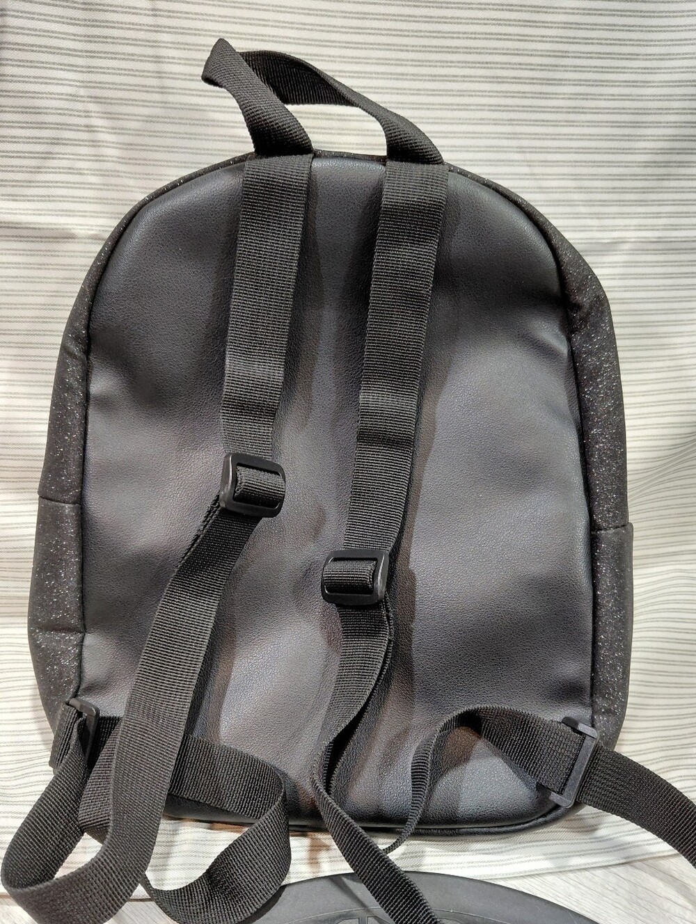 Disney's Bioworld Nightmare Before Christmas Black Glitter Mini Backpack - Picture 9 of 12